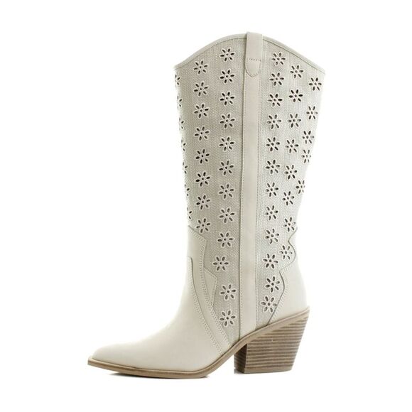 Dolce Vita Navene Oatmeal Floral Eyelet - Picture 2 of 8